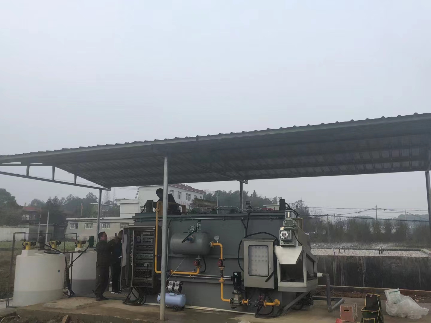 餐厨垃圾沼液溶气气浮设备